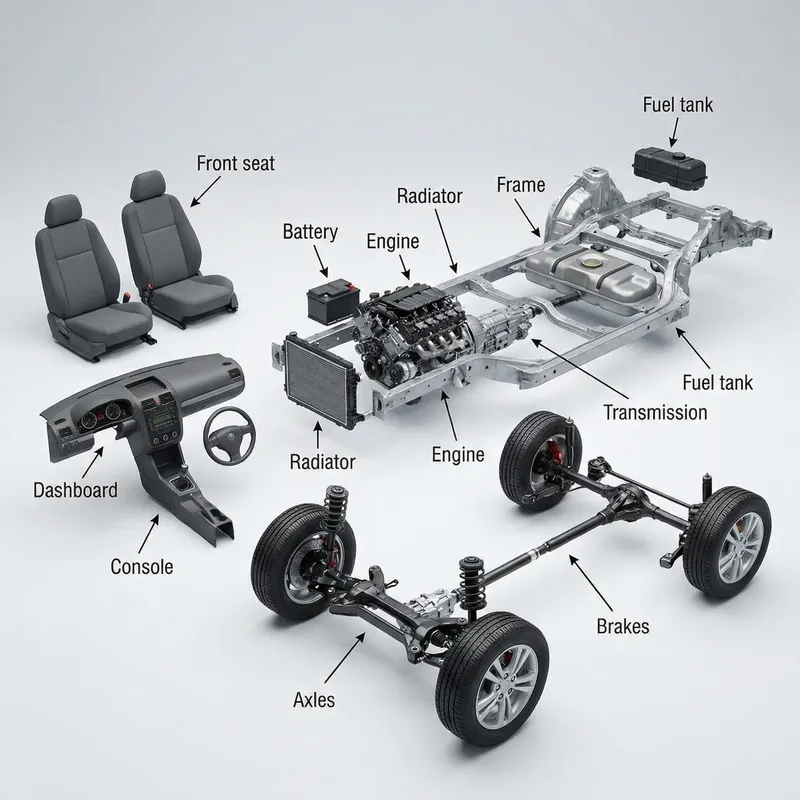 Anatomy of a Car: Engine, Axles, Brakes & More Anatomy of a Car: Engine, Axles, Brakes & More