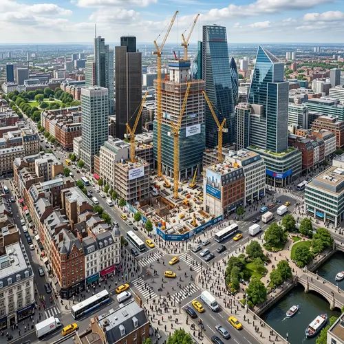 Urban Development & Spatial Planning: A Vibrant Cityscape