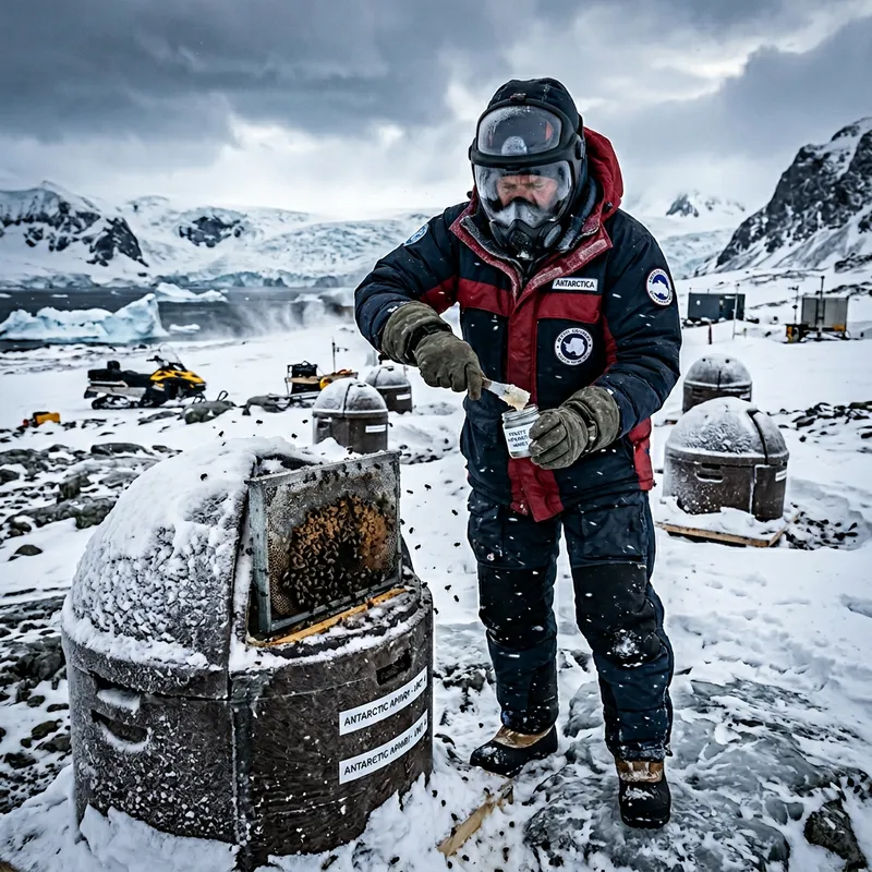 Antarctic Beekeeper: Tending Ice-Resistant Bees