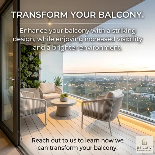 Enhance Your Balcony with Striking Design