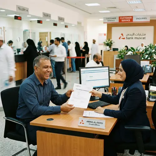 Grandfather Receives Credit Approval at the Bank