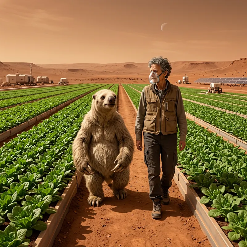 Elon Musk and Syd Explore Mars Weed Farm