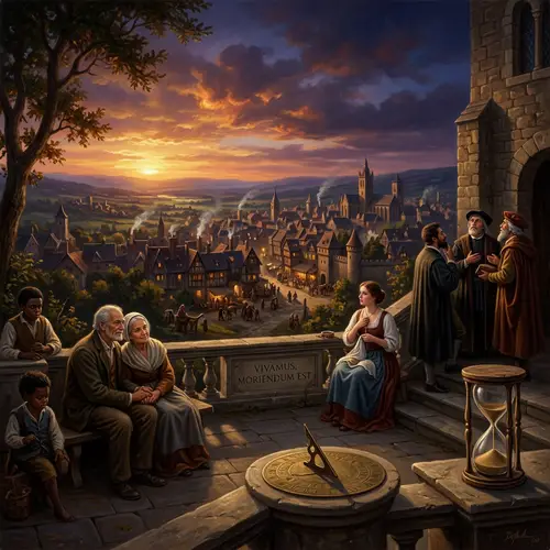 Vivamus, Moriendum Est: Artistic Reflections on Transient Existence