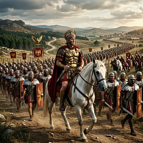 Marcus Aurelius: Leader of Roman Legion on Horseback