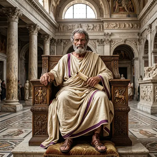 Musonius Rufus: Ancient Roman Philosopher Embodying Regal Aura