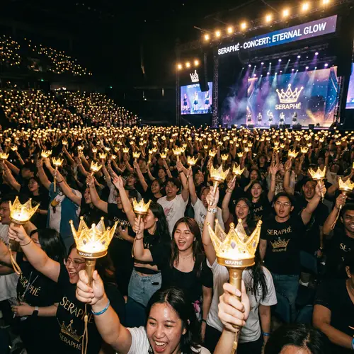 Elegant Crown Lightstick for SERAPHÉ Fans