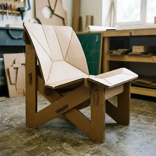 Innovative Cardboard Chair Design | Eco-Friendly Furniture