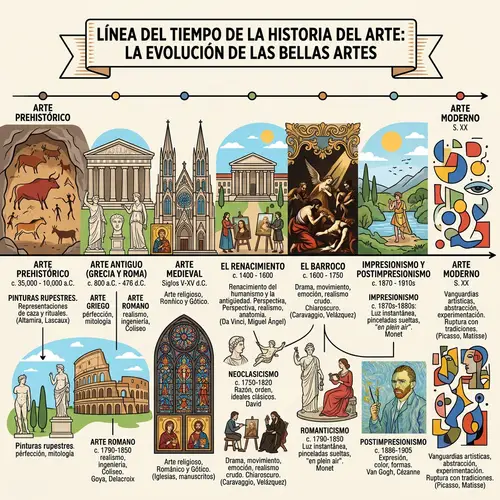 Evolution of Fine Arts: Timeline from Prehistoric to Modern Art