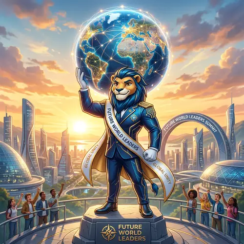 Future World Leaders Team Mascot Design