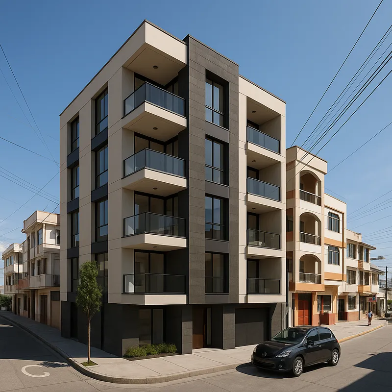 Elegant Residential Building with Modern Touch