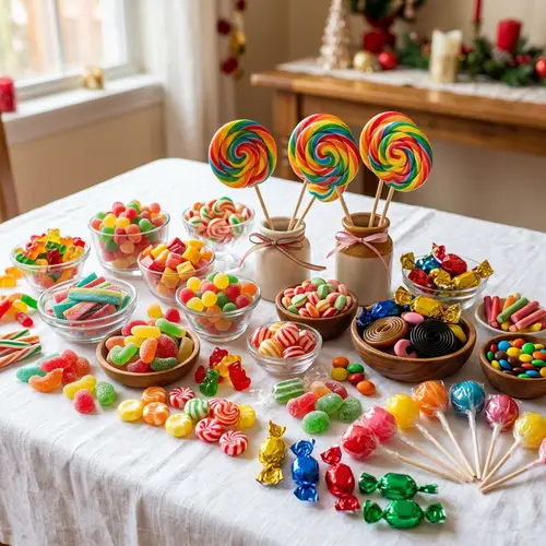 Colorful Assortment of Traditional Candy | Festive Treats