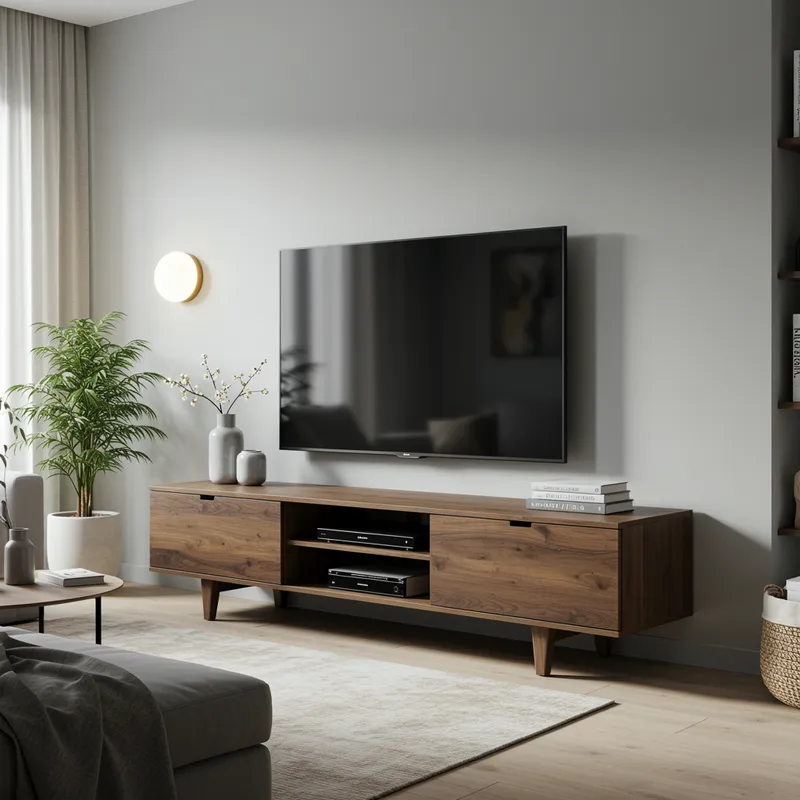 AI TV Stand Design Ideas for Your Living Room