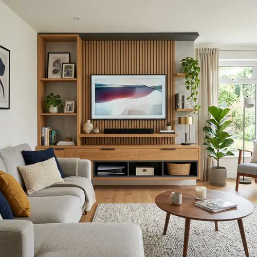AI TV Stand Design Ideas for Your Living Room