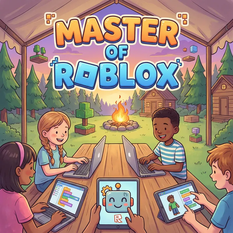 Master of Roblox Kids IT Camp Banner Master of Roblox Kids IT Camp Banner