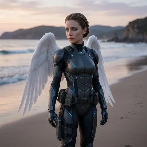 Aesthetically Pleasing Artificial Intelligence - Caucasian Female Entity