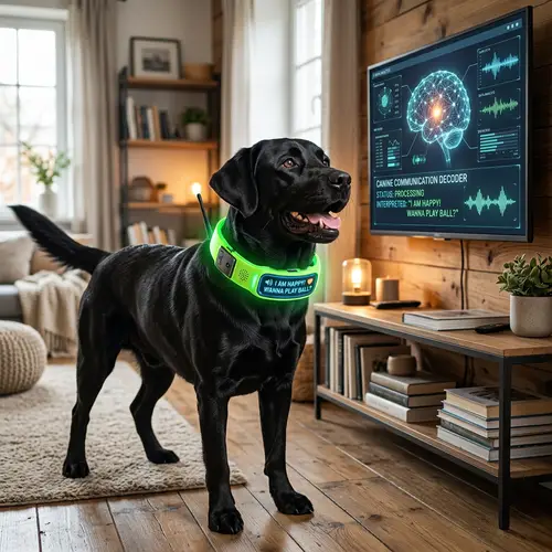 AI Dog Speech Processing with Green Smart Collar