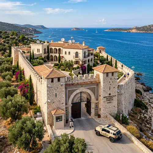 Mediterranean Architectural Style in Security Complex Design