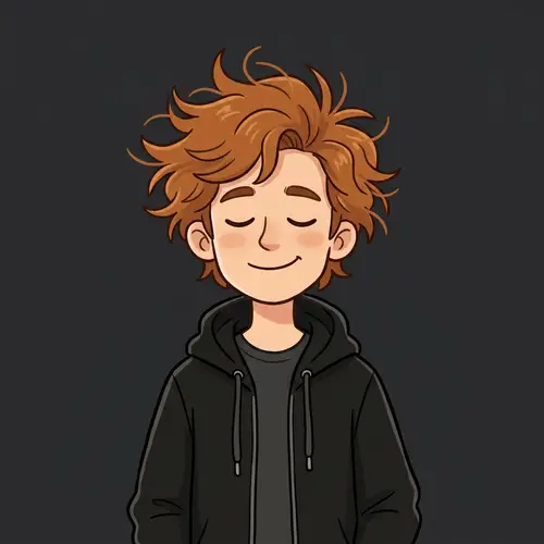 Stylish Cartoon Character Illustration