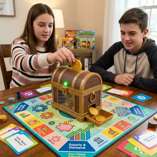 Economics Tabletop Game: Wealth Growth & Loss Simulation