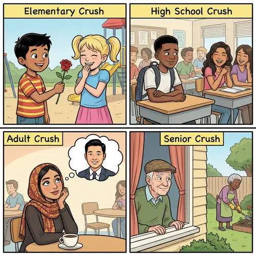 Comic Strip: Crush Situations Illustrated