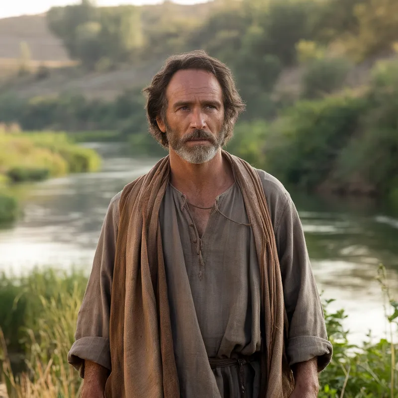 Mesopotamian Man in Fertile River Valley Mesopotamian Man in Fertile River Valley