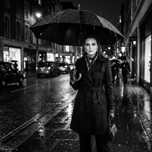 Sensual Black and White Portrait: Helmut Newton Inspired Fashion Photography