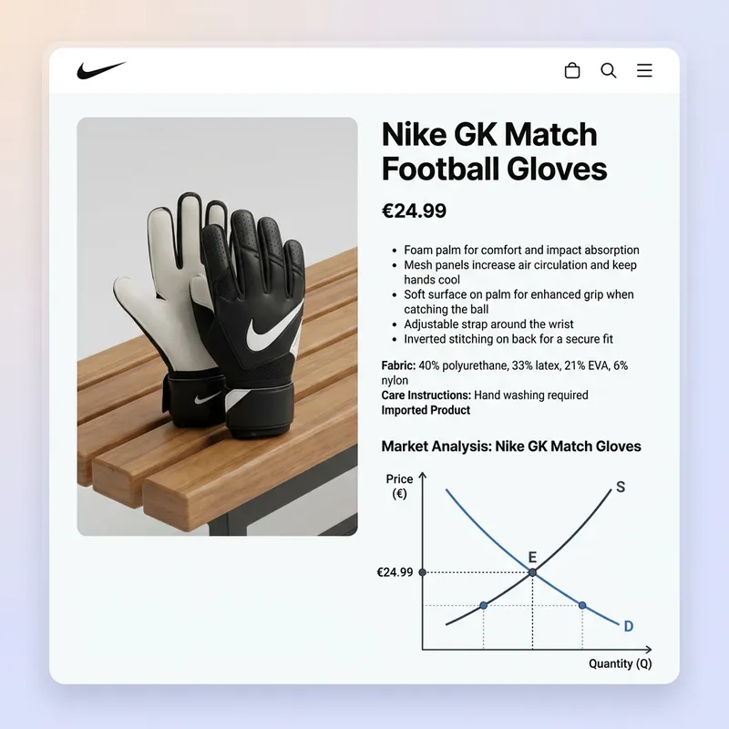 Nike Football Gloves - Foam Palm, Mesh Panels, Adjustable Strap | Buy at nike.com Nike Football Gloves - Foam Palm, Mesh Panels, Adjustable Strap | Buy at nike.com
