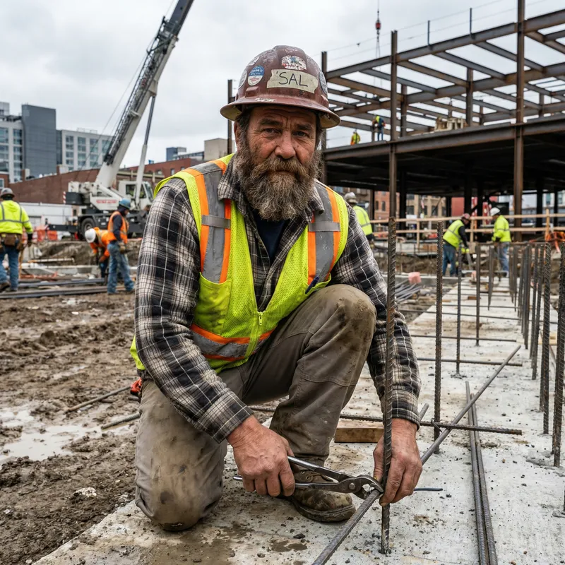 Construction Specialty Worker on Construction Site