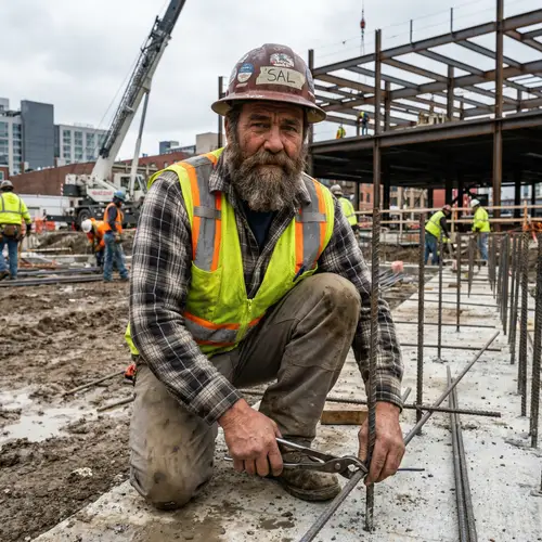 Construction Specialty Worker on Construction Site