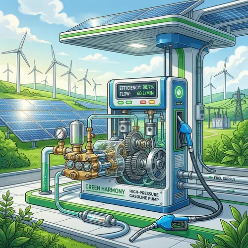 Efficient High-Pressure Gasoline Pump: Harmony with Green Energy