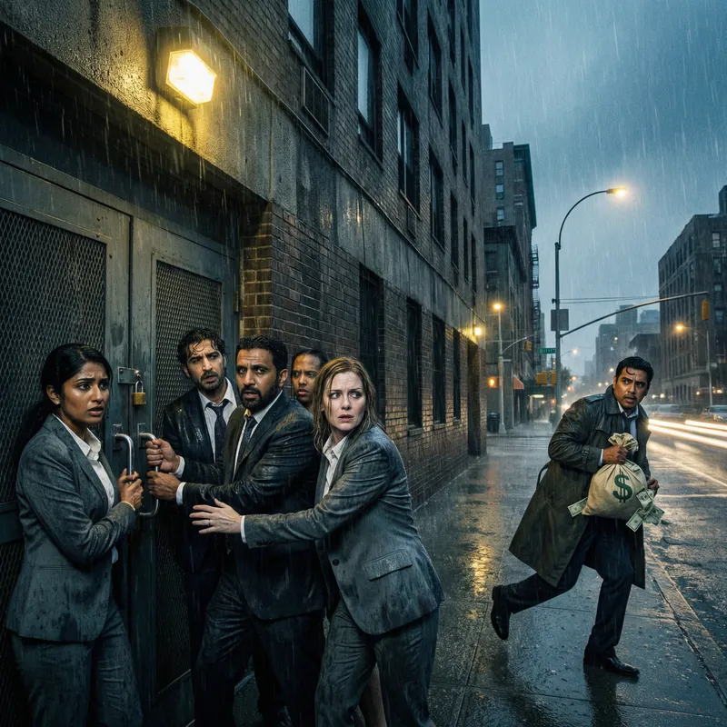 Dystopian Urban Chaos: The Storm Unleashed