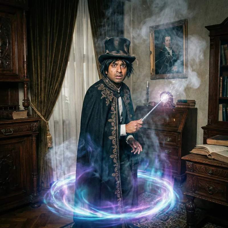 Tragic End of South Asian Magician Performing Magic