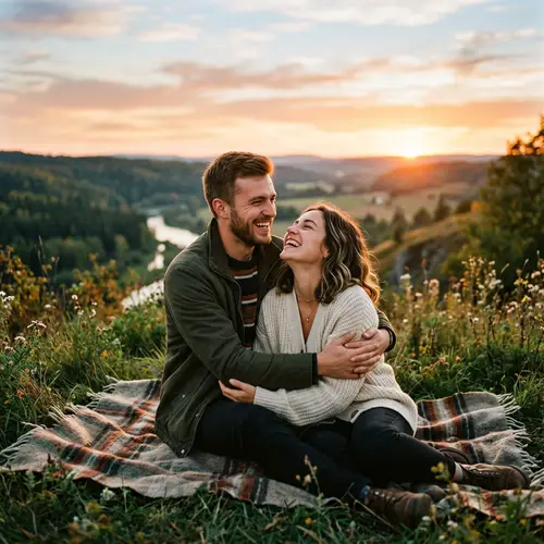 A Couple in Love: Heartfelt Moments