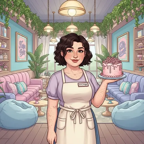 Dainty Delights Bakery: Cakes & Comfort in Pastels