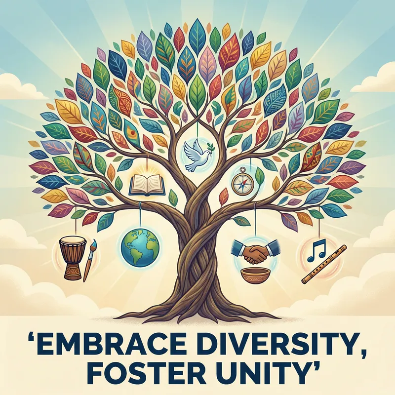 Embrace Diversity: A Positive Poster Design