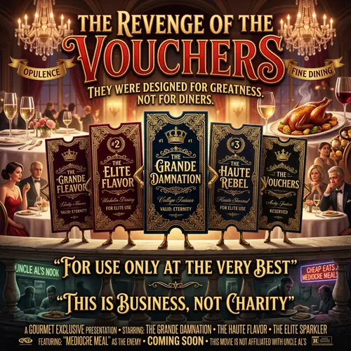 The Revenge of the Vouchers: An Elite Culinary Journey