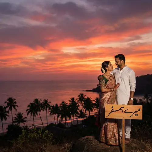 Indian Sunset Romance