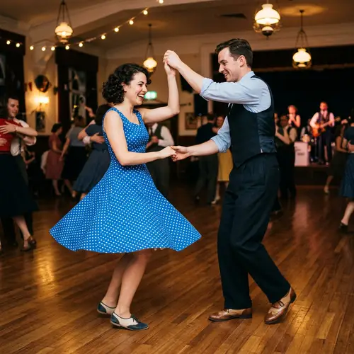 Joyful Dancing Couple: Celebrate Togetherness
