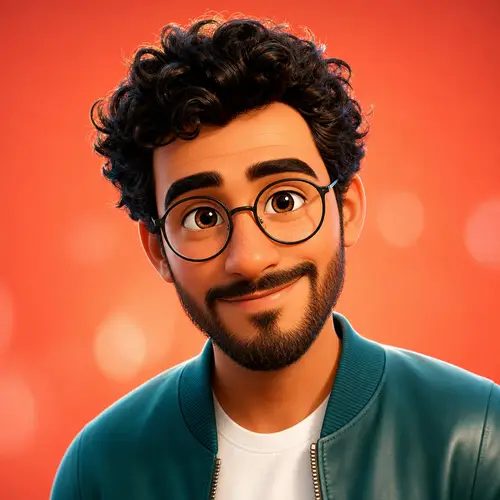 3D Pixar-Style Animated Character Render