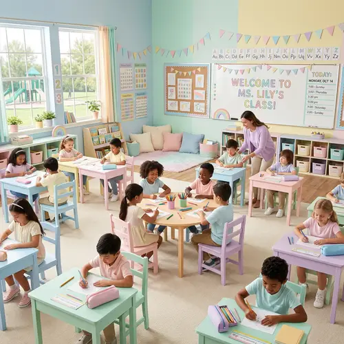Pastel Themed Classroom Ideas
