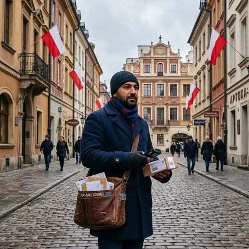 Azerbaijani Courier in Warsaw | Delivering letters and parcels
