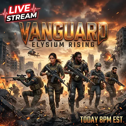 Dynamic Live Stream Banner for Fictitious Action Game Sequel