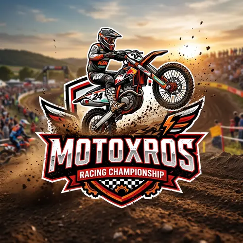 MotoXros Logo - Motorcycle Wheelie Design