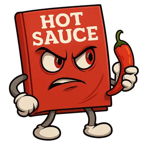 Fiery Hot Sauce Magazine Art