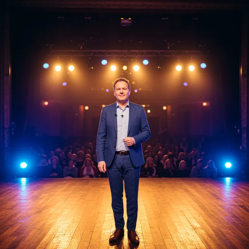 Myself at the Stage - Capturing the Moment