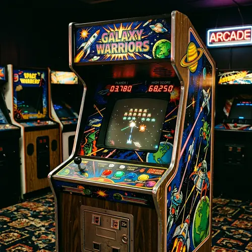 1971 Galaxy Game: Vintage Arcade Nostalgia