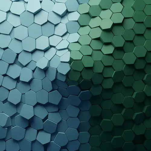 Tessellation: Squares to Hexagons Transformation