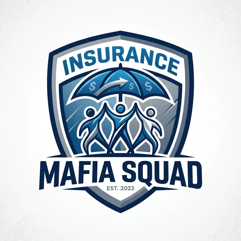 Logo Design for Insurance Mafia Squad - Shield Emblem