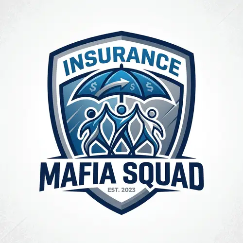 Creative Shield Emblem Logo for Insurance Mafia Squad