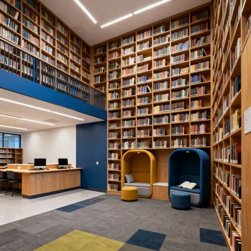 Energizing Library Space: 6M x 6M Design Inspiration
